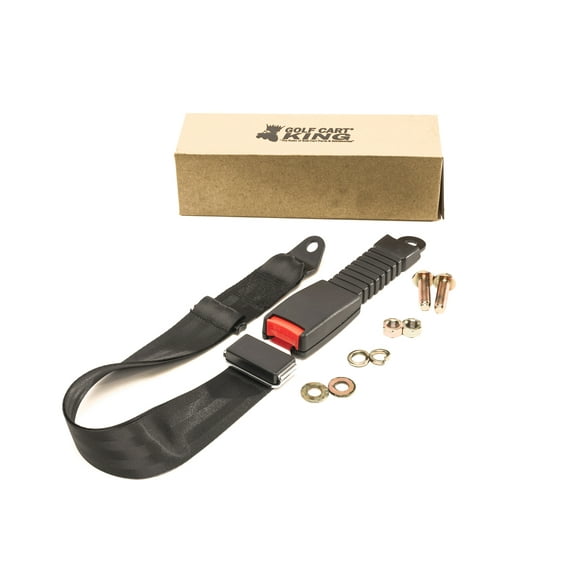 Universal Seat/Lap Belt Kit for Club Car, Yamaha, and EZGO Golf Cart- 1 Seatbelt
