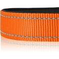 thumbnail image 4 of Reflective Dog Collar,Soft NeopreneBreathable Nylon Pet Collar Adjustable for Extra Large Dogs,Orange,XL, 4 of 5