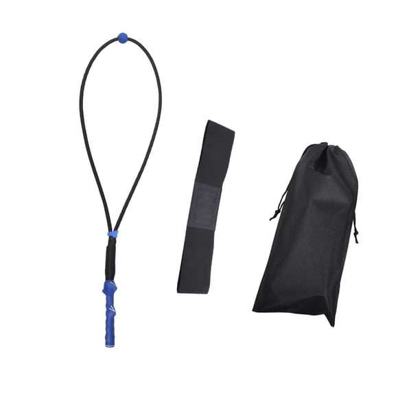 Cuerda de entrenamiento para columpio de golf, agarre cómodo para principiantes, adultos en interiores y exteriores azul