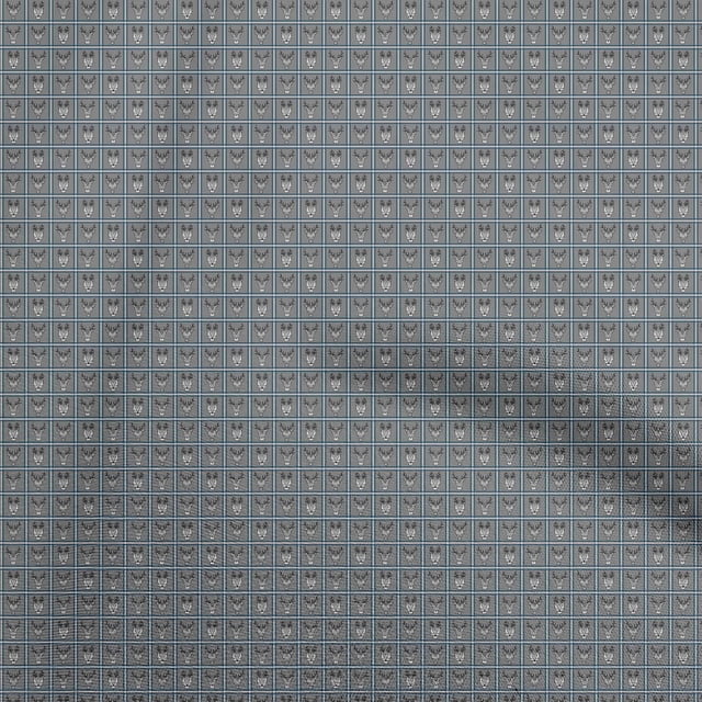 oneOone Viscose Chiffon Gray Fabric Animal Craft Projects Decor Fabric Printed By The Yard 42 Inch Wide