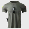 thumbnail image 5 of DIOAZUD Workout Shirts for Men Short Sleeve Moisture Wicking Crew Neck Side Pocket Tees Athletic Gym Active T Shirt for Daily Outdoor, 5 of 10