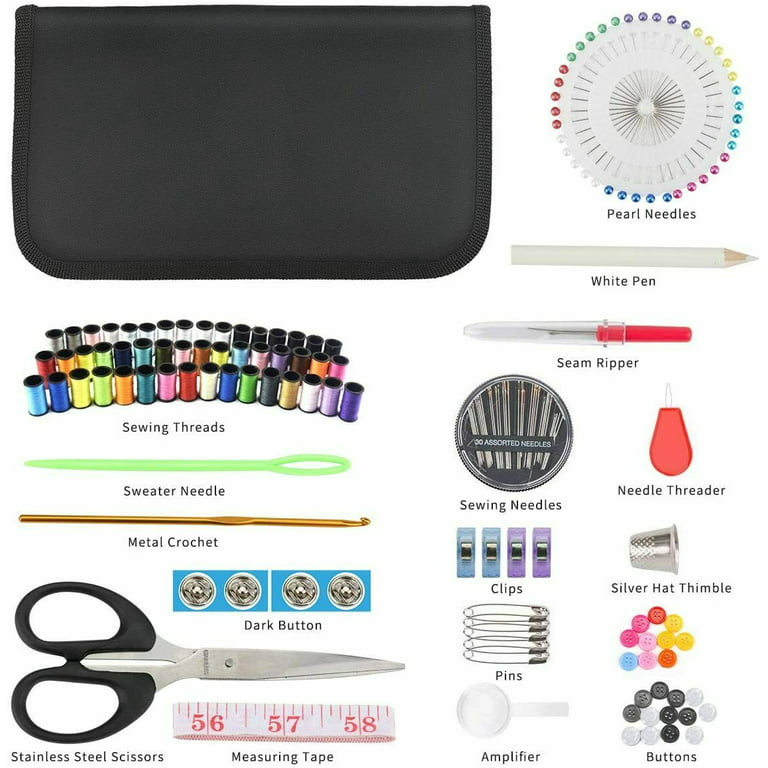 Sewing Kit Basic,Marcoon Needle and Thread Kit with Sewing Supplies and Accessories for Adults,Kids,Beginner,Home,Travel,Emergency Including