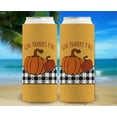 thumbnail image 6 of Thanksgiving Party Decorations Give Thanks Y'All Fall Theme 6-Pack Ultra Slim Can Drink Sleeves, 6 of 8