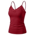 thumbnail image 4 of Lace Camisole Tops for Women Cute Summer Lightweight Tank Top Spaghetti Strap Halter Tops Workout Tops Sleeveless Shirts Yoga Shirt Running, 4 of 4