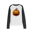 thumbnail image 6 of Tnhcen Women's Halloween Oversized Crewneck Sweatshirt - Plus Size Long Sleeve Spooky Print Fall Essentials Casual Home/Outdoor S-3XL, 6 of 7