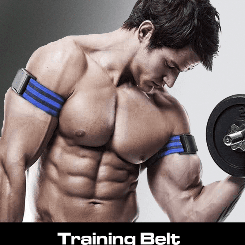Quick-Release Works For Arms OR Legs Strong Elastic Strap Blood Flow Restriction Bands Help Gain Muscle without Lifting Heavy Weights PRO BFR Bands Occlusion Training Bands 1 Set of Bands 