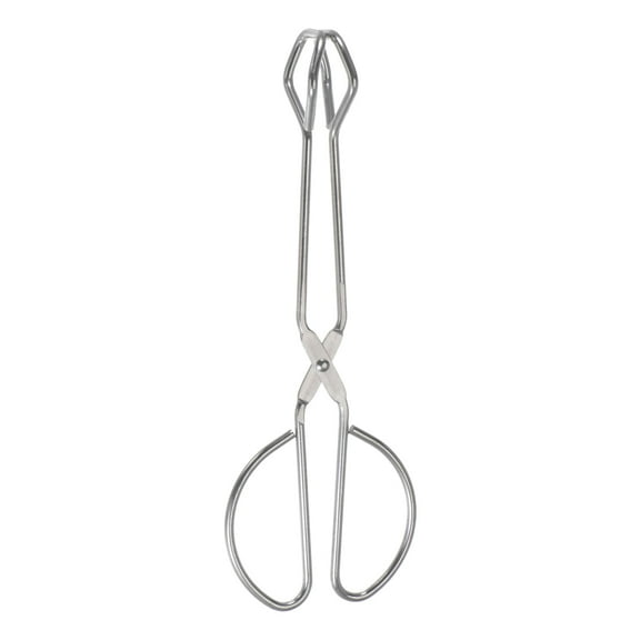 Uxcell Stainless Steel Scissor Tongs 10" Barbecue Grilling Tongs for Cooking Barbecue Bread