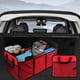 thumbnail image 1 of Organizador de maletero de coche | Contenedor multicompartimento para SUV y camioneta | Organizador plegable de tela Oxford con asas | Negro, rojo y azul, 1 of 6