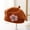 Brown, variant on Baby Beret Hat Toddler Winter Knitted Beanie Cap with Cute Flower Little Girls Cotton Hat for 3-48 Months