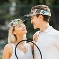 thumbnail image 4 of Yiaed Playing Video Games Print Sport Sun Visor Hats Adjustable Empty Top Baseball Cap Cotton Ball Caps for Women and Men, 4 of 5