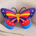 thumbnail image 6 of TNDBKQWR Cute Butterflys Shaped Pillow Plush Decorative Throw Pillows Soft Hugging Pillows, 16.54x10.63in Comfortable Seat Cushions for Bedroom Couch Bed Dorm, 6 of 6