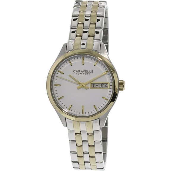 Caravelle Women's 45N102 Silver Stainless-Steel Japanese Quartz Fashion Watch