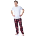 thumbnail image 6 of Godzilla Men's Character And Japanese Script Allover Pattern Adult Lounge Sleep Pajama Pants, 6 of 6