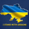 thumbnail image 3 of CafePress - I Stand With Ukraine Flag Ukrainian Pride T Shirt - Dark T-Shirt Kids XS-XL, 3 of 4