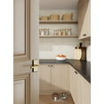 thumbnail image 3 of Baldwin Hd.Kin.R.Hfr Kingvale Non-Turning One-Sided Dummy Door Lever - Brass, 3 of 7