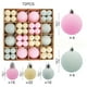 thumbnail image 3 of 72 Bolas de Terciopelo Flocado para Adornos de Árbol de Navidad | Adornos Colgantes Navideños de Plástico | Cuerda con Hebilla de Metal Fácil de Colgar | Decoración Festiva Duradera y Resistente a La, 3 of 6