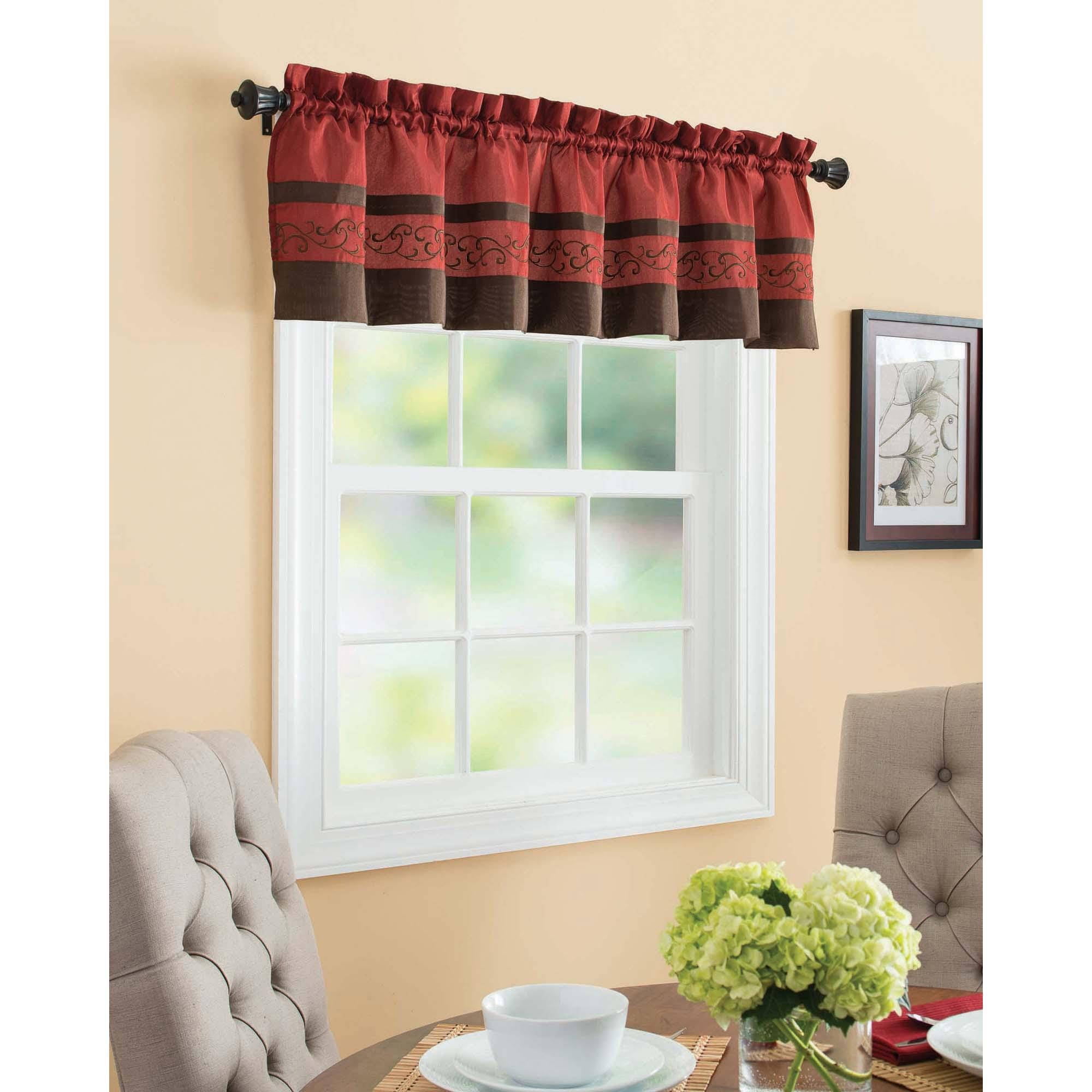 Fleetwood Kitchen Curtains And Valance Set Walmartcom