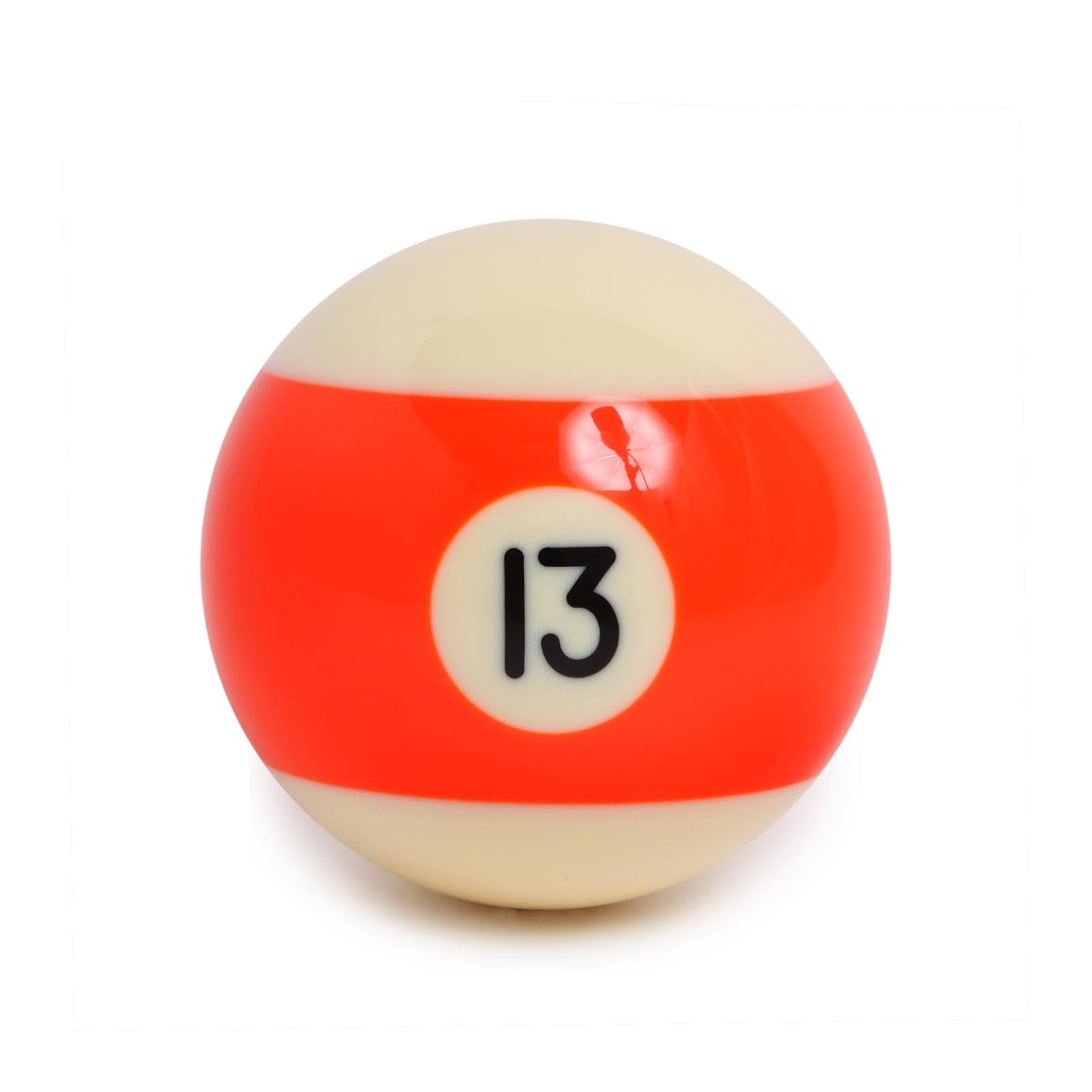 Single Billiard Pool Ball Replacement - 2 1/4 Inch Standard Size, Choose Your Number, High-Grade Resin