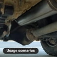 thumbnail image 6 of Universal Exhaust Muffler Stainless Steel Straight-Through Performance Muffler for Cars Trucks, 2.25" Inlet/Outlet, Overall Length 20", 6 of 8