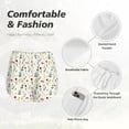 thumbnail image 4 of Rocae Mini Wildflower Watercolor for Women's Athletic Shorts Workout Hiking Shorts Athletic Shorts for Running, Yoga, Gym, Sports-Medium, 4 of 7