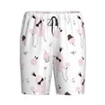 thumbnail image 3 of Yiaed Cute Poodle Dog for Men's Soft Sleep Pajama Short Lounging Pajama Shorts-Large, 3 of 8
