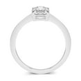 thumbnail image 3 of 14K White Gold Oval Shape Lab Grown Diamond Basket Split Shank Solitaire Engagement Ring - 1.50 Carat | E-F Color, VS1-VS2 Clarity (Ring Size: 5), 3 of 3