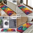 thumbnail image 6 of Colorful Circular Pattern Kitchen Rug Mat,Kitchen Runner Rugs Non Skid Washable,Decorative Kitchen Floor Mats for Kitchen,Sink,Laundry,17"x47.2", 6 of 7