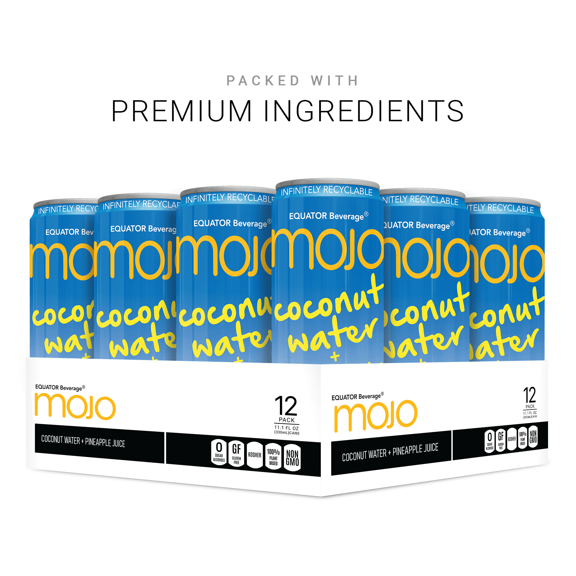 EQUATOR Beverage Coconut Water, Pineapple Juice, Electrolytes