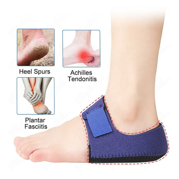 Heel Protectors Foot Pain Relief Gel Heel Spur Socks Breathable Plantar Fasciitis Heel Pads Heel Cushion For Adults Heel Protect