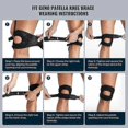 thumbnail image 5 of 1pcs Genouillère Rotule Manchon de Compression pour Femmes Hommes Douleur au Genou Arthrite Douleur Protection Genouillères, 5 of 5