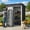 5'x3' Gray, variant on 5'x3' Outdoor Storage Shed, Galvanized Metal Shed with Lockable Door & Air Vent, Weather-Resistant Shed for Backyard/Patio/Garden/Lawn, Dark Gray