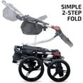 thumbnail image 2 of Bag Boy Golf Quad XL Push Cart Black/Red, 2 of 8