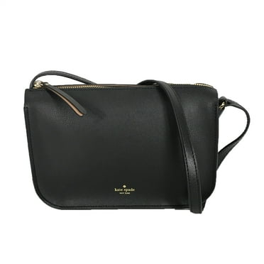 Kate Spade Holiday Lane Val Leather Crossbody Bag, Black