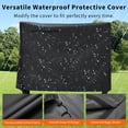 thumbnail image 3 of EastVita 4FT FireWood Rack Stand with Waterproof Cover,Outdoor Wood Storage Holder for Fireplace & Patio,Durable Steel Log Rack with ZippeRed Protection,Heavy Duty Wood Rack,Black, 3 of 7