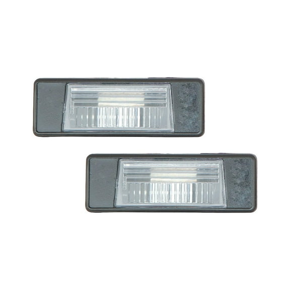 KarParts360 For Infiniti Q50 2014 2015 2016 2017 Sedan License Plate Light Assembly Driver And Passenger Side | Pair | CAPA | Excluded Bulb | Replacement For NI2870105, NI2870105C | 26510-8990A