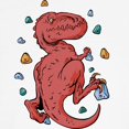 thumbnail image 3 of CafePress - Trex Indoor Rock Climbing T Shirt - 100% Cotton Ringed T-Shirt, 3 of 4