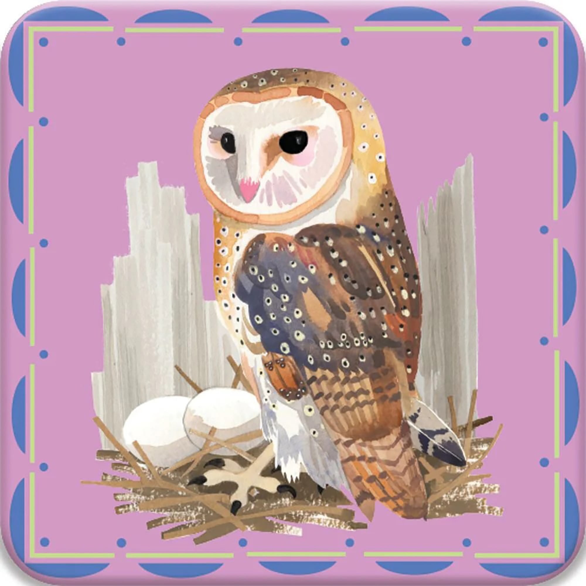 eeBoo: Memory & Matching Game - Little Birds - 18 Illustrated Matching Pairs, Concentration Tile Game, Informational Insert, Kids Ages 4+, 1-4 Players