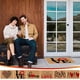 thumbnail image 1 of Felpudo de bienvenida para San Valentín - Tapete antideslizante con patrón de corazón de amor para baño, dormitorio, cocina, salón, decoración exterior, 1 of 7