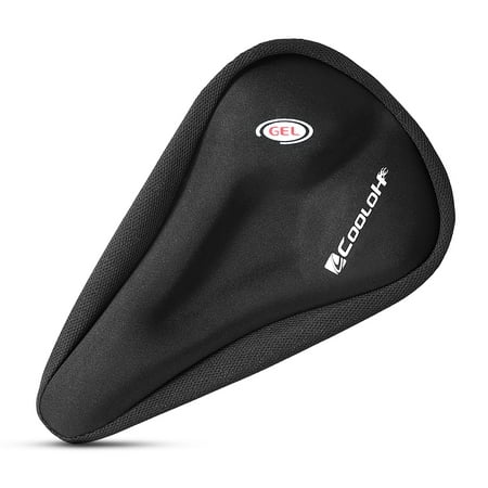 Bike Saddle Cushion Bicycle Seat Cover Silicone Gel Cover Ergonomic Comfortable Bicycle Saddle Cover for Stationary Exercise Bike Cycling Road