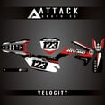 thumbnail image 3 of Attack Graphics Custom Velocity Complete Bike Graphics Kit for Honda CRF450R 2010, 3 of 4