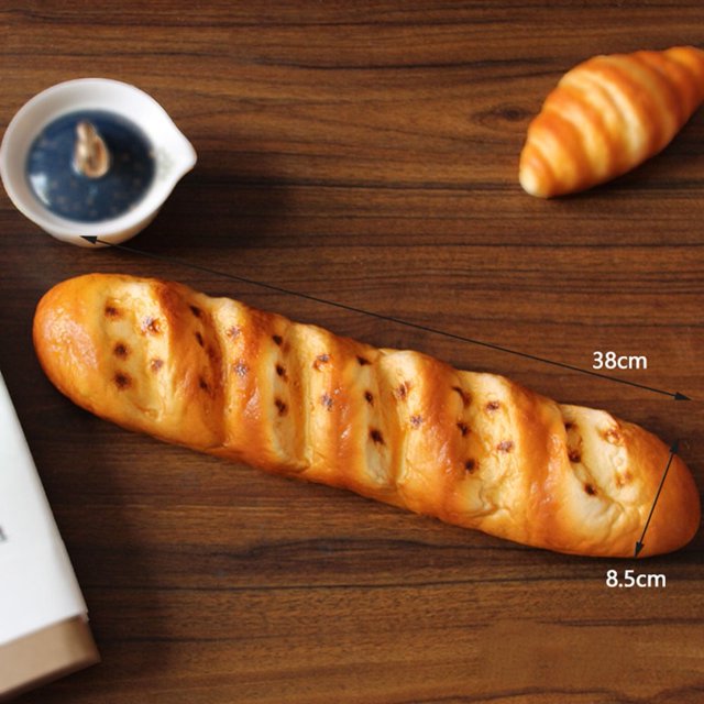 Pan de imitación Modelo de comida europea Panadería Pan suave y fragante