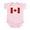 Petal Pink, variant on CafePress - Flag Of Canada Infant Bodysuit - Baby Light Bodysuit, Size Newborn - 24 Months