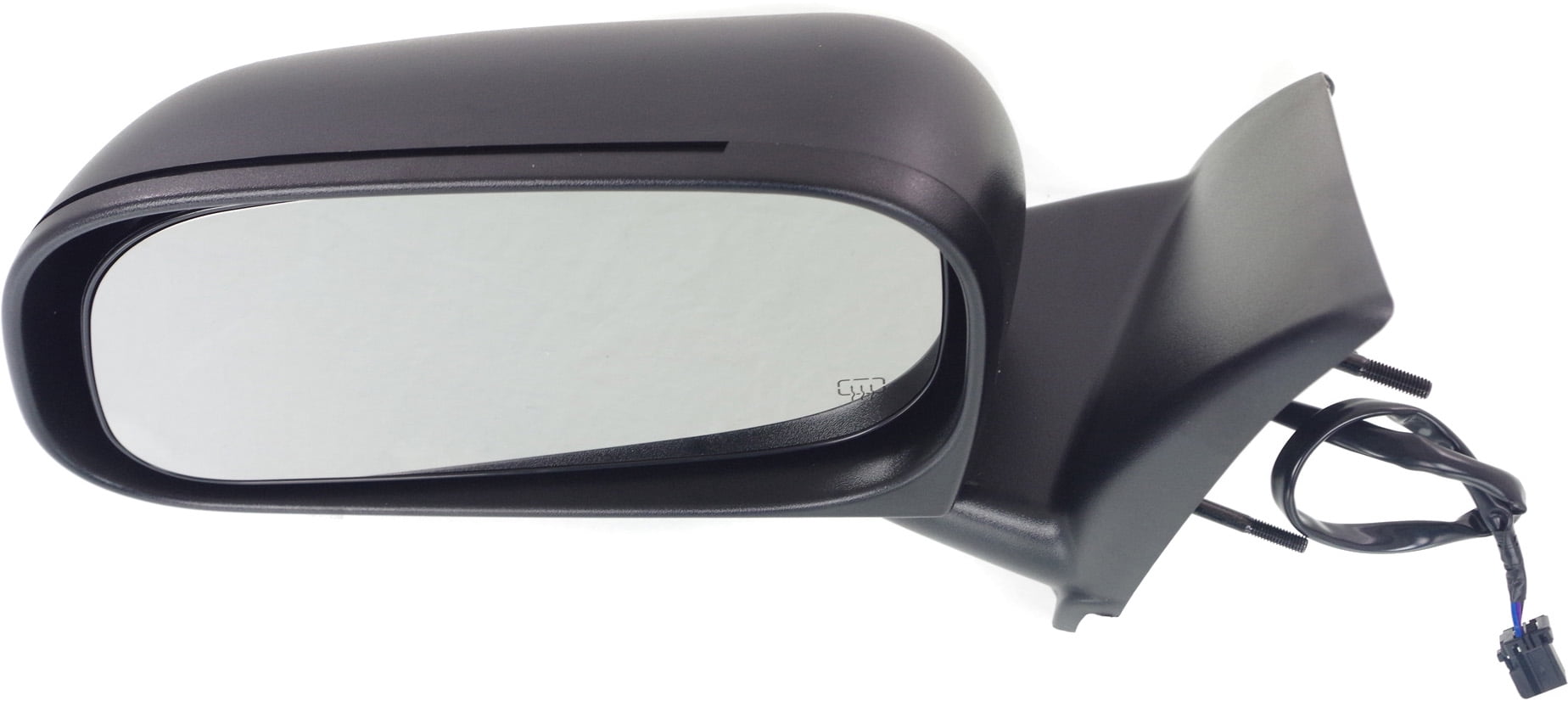 Mirror Compatible With 2004-2009 Dodge Durango Left Driver Side Heated Textured Black Kool-Vue