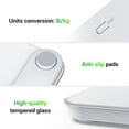 thumbnail image 5 of Báscula de baño Ovutek para medir el peso corporal, báscula digital de alta precisión para personas, incluye baterías mejoradas, tamaño compacto, pantalla LED, báscula médica con vidrio templado resis, 5 of 5
