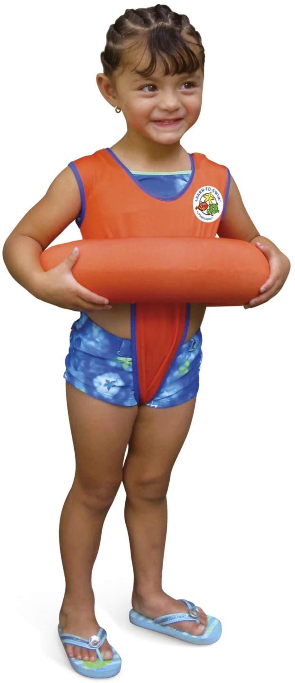 Orange Poolmaster Learn-to-Swim Swimming Pool Tube Float Trainer 