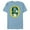 Ocean Blue, variant on Star Wars The Mandalorian and Grogu Modified N-1 Starfighter - Short Sleeve Blended T-Shirt for Adults - Customized-Dark Heather