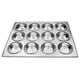 thumbnail image 1 of New Star Foodservice 535504 Molde Para Muffins De Aluminio De Grado Comercial Para 12 Tazas, 1 of 5
