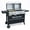 Sliver Gas&Charcoal Grill, variant on Brand Man Propane 6-Burner Combo Gas Grill with Flat Top Griddle, Heavy Duty 2-in-1 BBQ with Stainless Steel Lids for Outdoor Barbecue