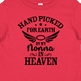 thumbnail image 4 of Inktastic Handpicked for Earth by My Nonna in Heaven with Angel Wings Boys or Girls Baby T-Shirt, 4 of 5