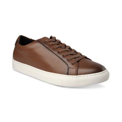 Alfani Mens Grayson Lace-Up Sneakers Tan 7.5M